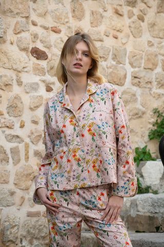 Veste chemise Emily - Rose