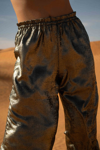 Pantalon Martine Or Noir