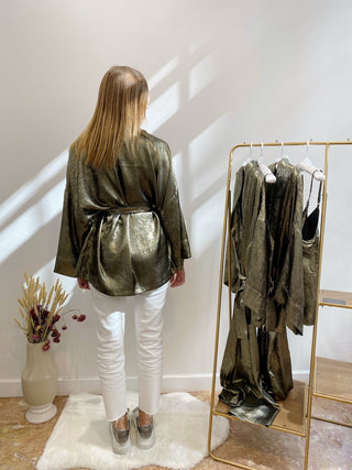 Kimono Alicia Or Noir