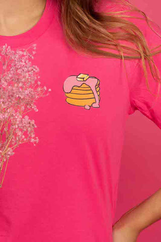 T-Shirt Fuchsia - Pancakes