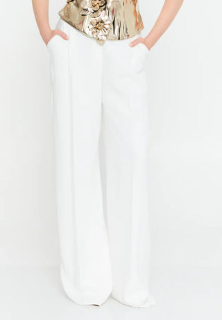 PANTALON AYA FLUIDE BLANC