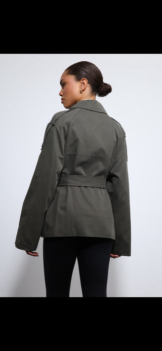 TRENCH-COAT GIADA COURT KAKI