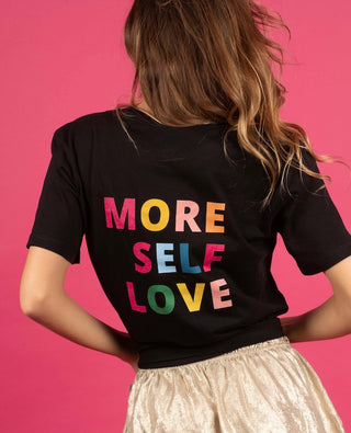 Black T-Shirt - More Self Love