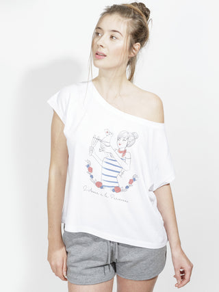 T-shirt large - L'amour à la Parisienne