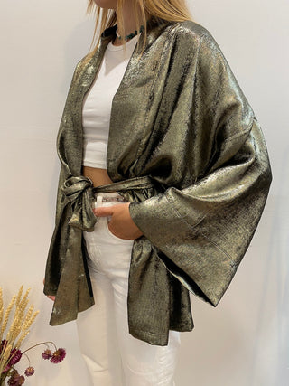 Kimono Alicia Gold Black